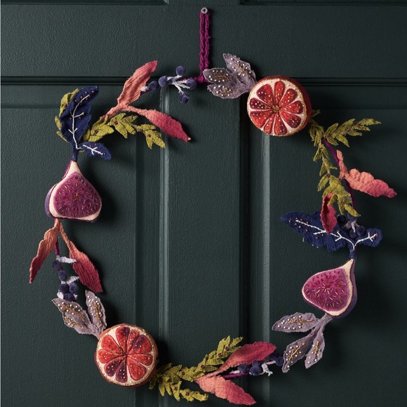 Anthropologie Other - Anthropologie Rumi wreath, NEW!